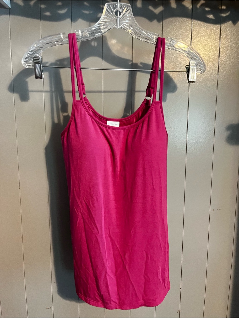 Amoena Valletta Pink Tank top -soft modal material.